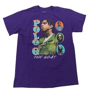 Polo-G The Goat Size M Purple Tee (Retail $28)
